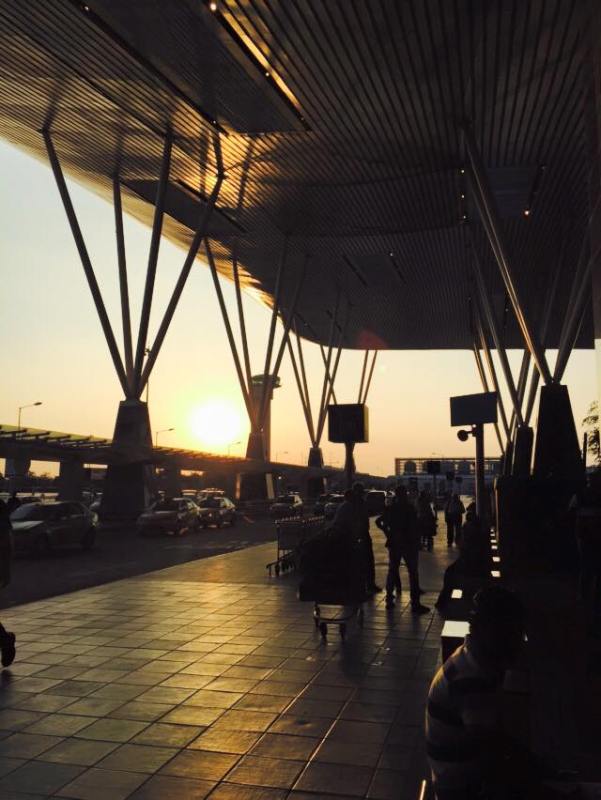 Sunset Bangalore Airport
